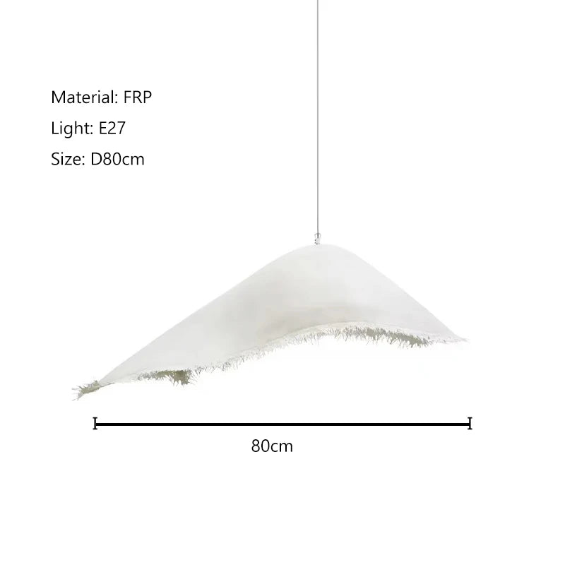 Nordic Iron Pendant Light with Fringe Detail