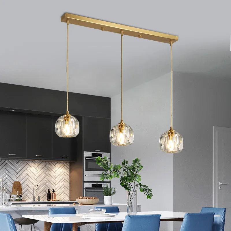 Lámpara Colgante de Cristal para Comedor