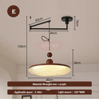 Retro Iron Pendant Light with Copper Shade