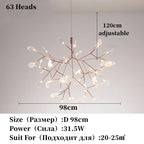Modern Stainless Steel Ring Pendant Chandelier
