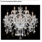 Crystal Chandelier 18 Arms Glass Modern Ceiling Light