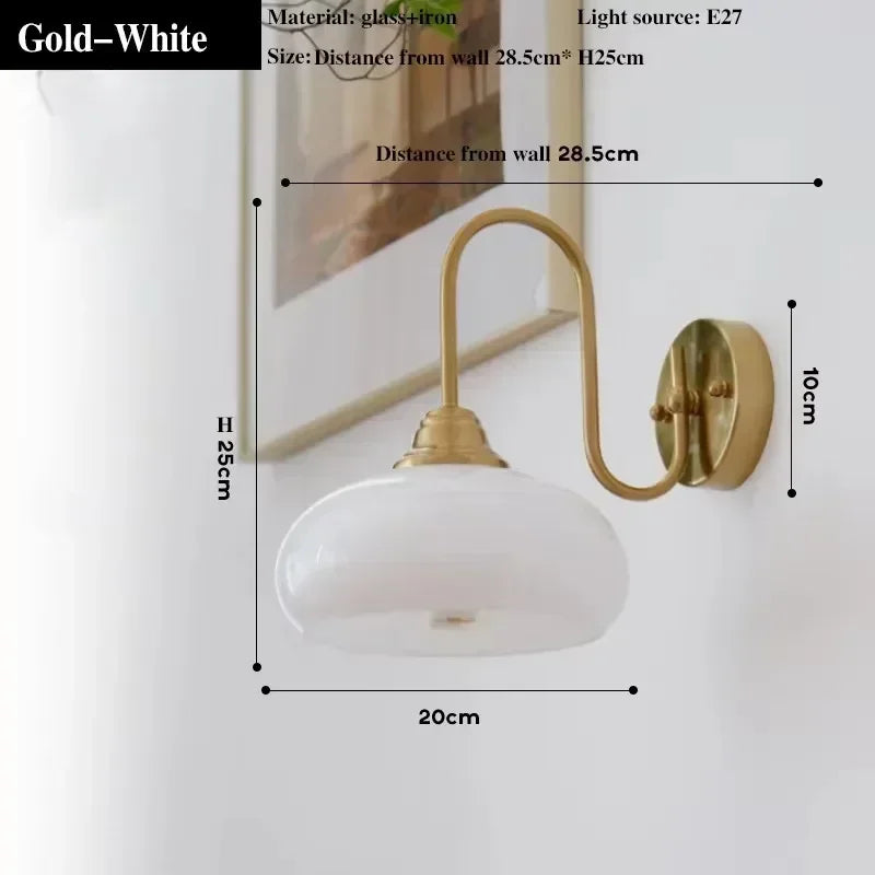 Retro Glass Ball Pendant Light Iron Chandelier