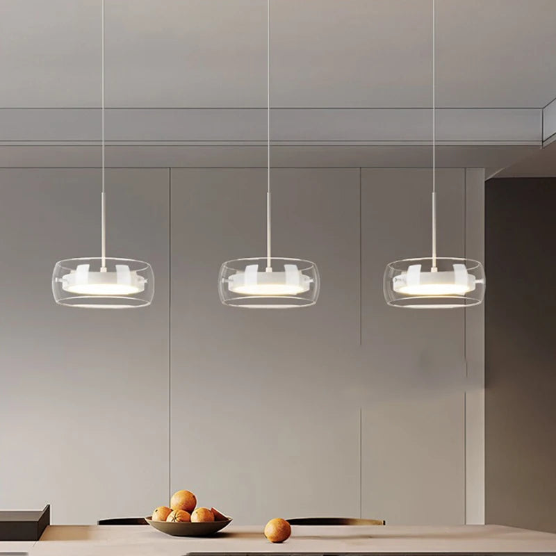 Lámpara Colgante Nórdica de Cristal para Comedor