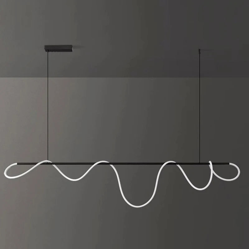 Nordic LED Neon Pendant Light for Dining Room