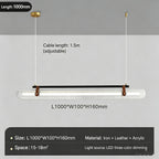 Minimalist Acrylic Glass Pendant Light for Dining