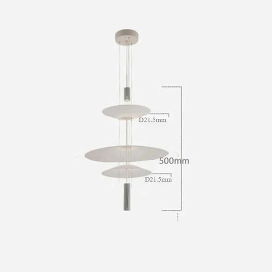 Minimalist Iron Pendant Light - Nordic UFO Design