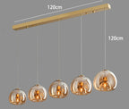 Modern Glass Pendant Light for Dining Room