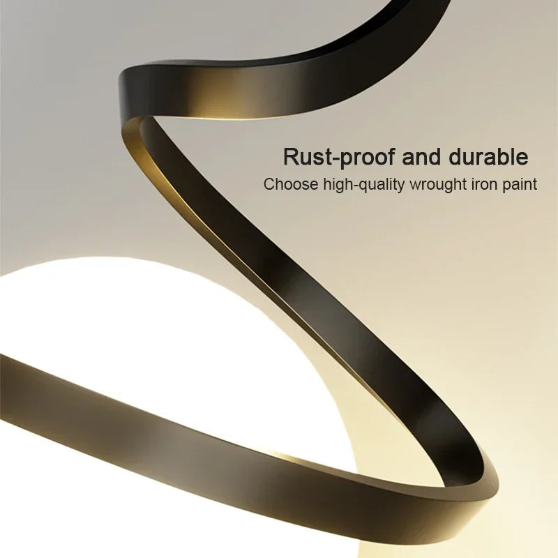 Minimalist Iron Pendant Light for Bedroom & Living Room