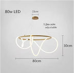 Nordic Led Long Hose Chandelier for Table Dining Room Kitchen Bar Minimalist Pendant Lamp Home Decor Lighting Lusters Luminaires