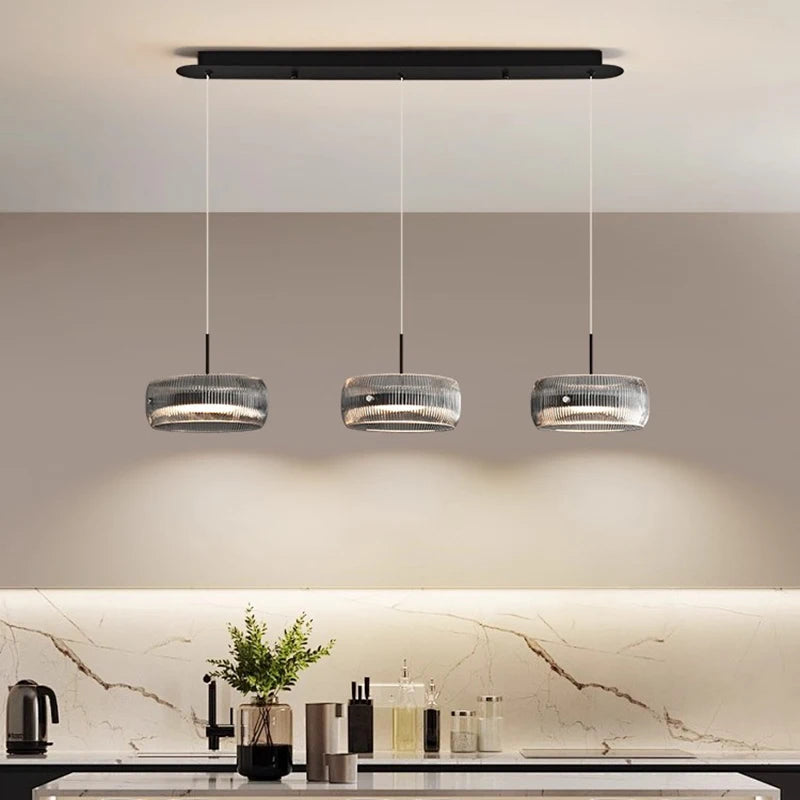 Lámpara Colgante Minimalista de Cristal para Comedor