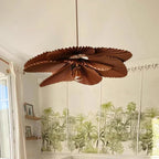 Lámpara colgante de papel bohemio - Diseño floral