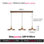 Nordic Wood Pendant Light for Dining Room