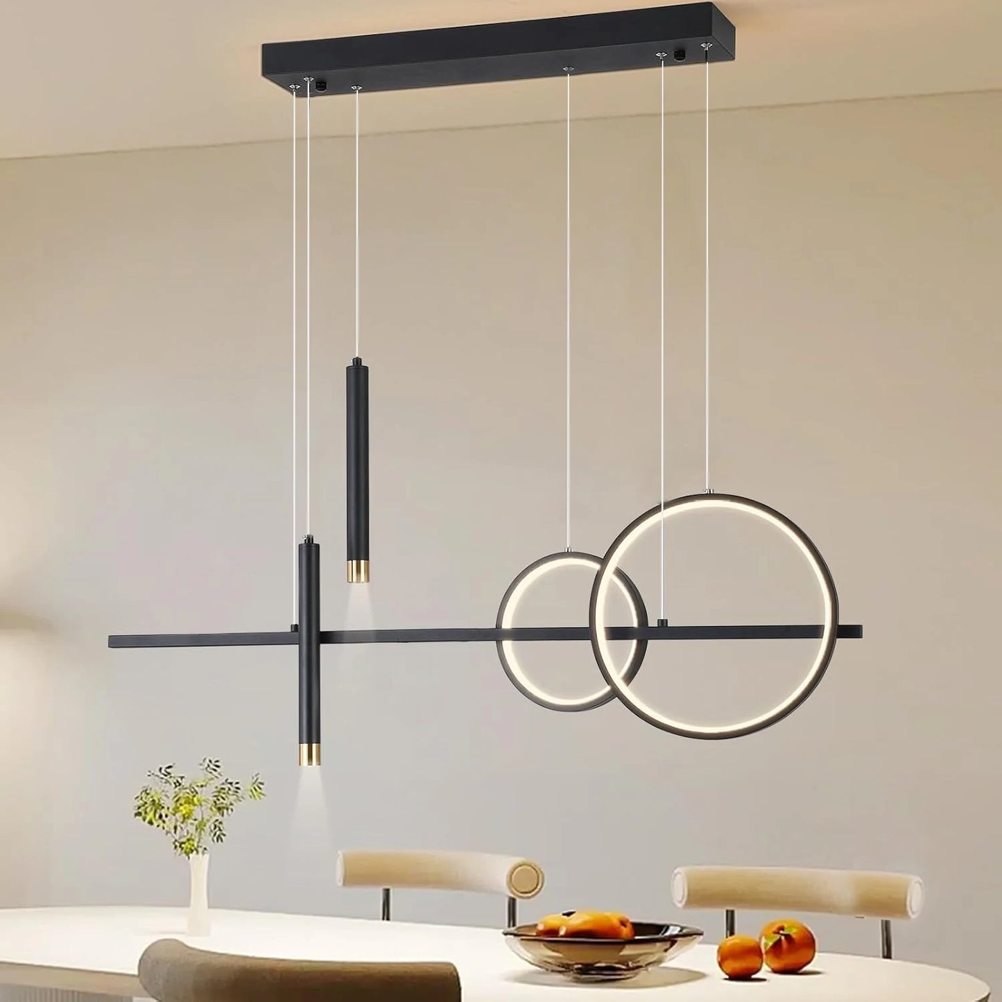 Minimalist Iron LED Pendant Light for Dining Room