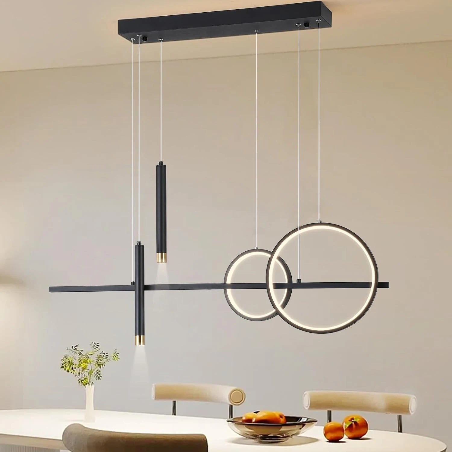 Lámpara Colgante LED Minimalista de Hierro para Comedor