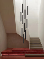 Minimalist Aluminum Pendant Light for Staircase