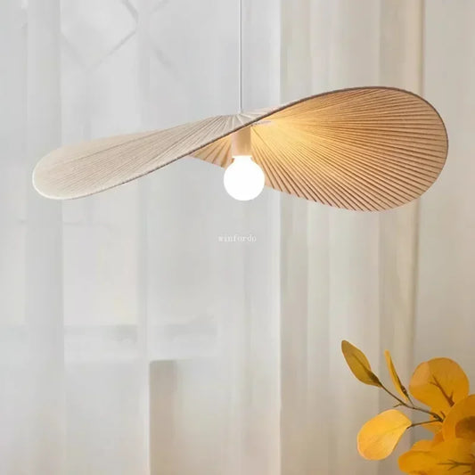 Bohemian Rattan Pendant Light Woven Design