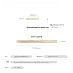 Minimalist Linear Pendant Light with Metal Finish