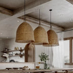 Wabi Sabi Bamboo Pendant Light for Zen Spaces