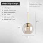 Modern loft hanging Glass Pendant Light industrial lustre decor Lights Fixtures E27/G9 for Living Room Kitchen Restaurant Lamp
