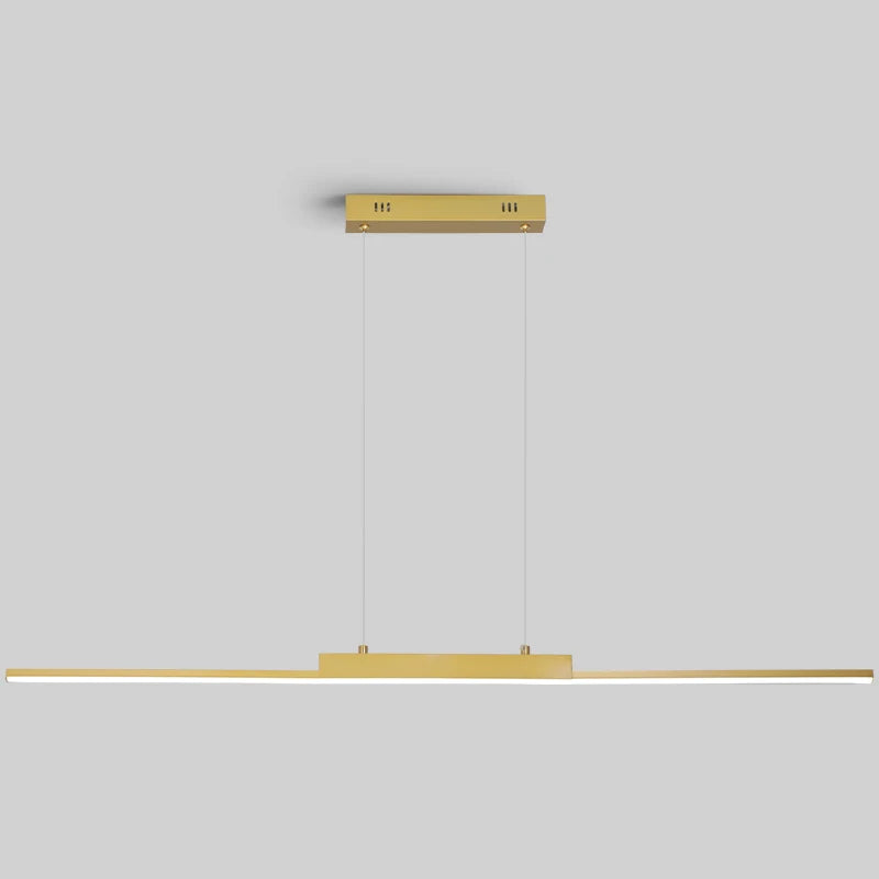 Minimalist Linear Pendant Light for Dining Room