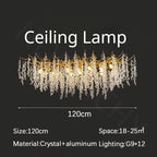 Modern Branch Crystal LED Chandelier Pendant