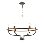 Iron Circle Chandelier Pendant Light