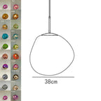 Lámpara Colgante Nórdica de Cristal - Lámpara Colgante Diseño Lava