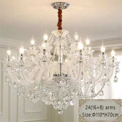 Crystal Chandelier Modern Minimalist Dining Room Lamp