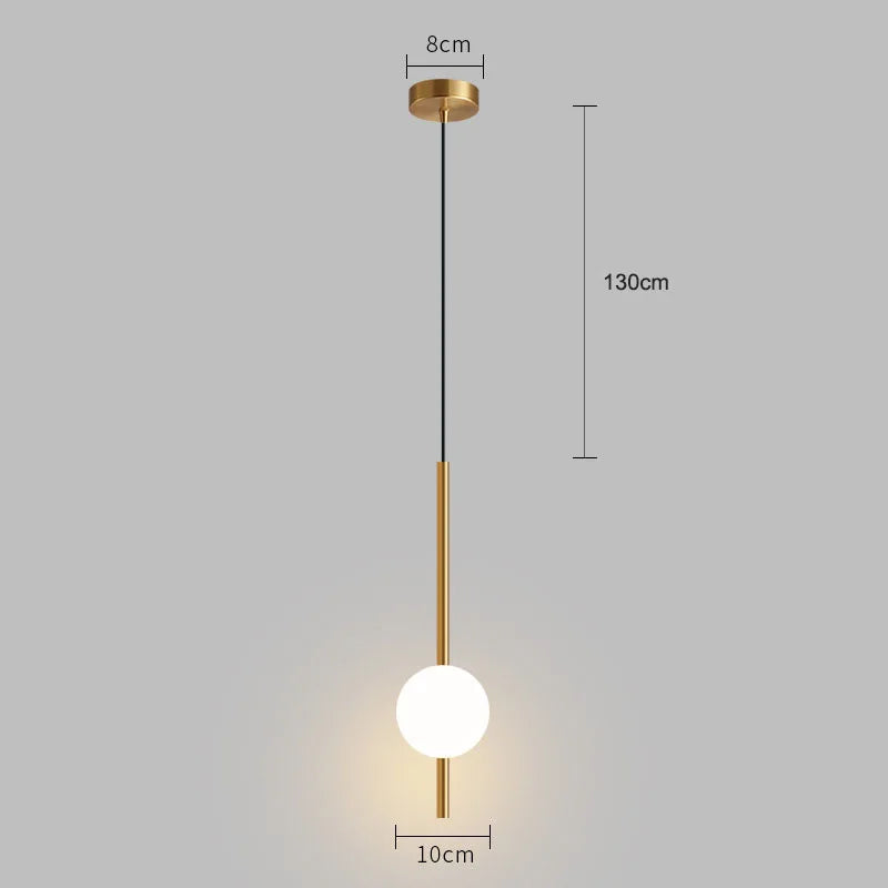 Bedside Pendant Lights for Bedroom Nordic Pendant Lamp for TV background Kitchen Island Restaurant Dinning Room LED Lighting