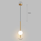 Bedside Pendant Lights for Bedroom Nordic Pendant Lamp for TV background Kitchen Island Restaurant Dinning Room LED Lighting