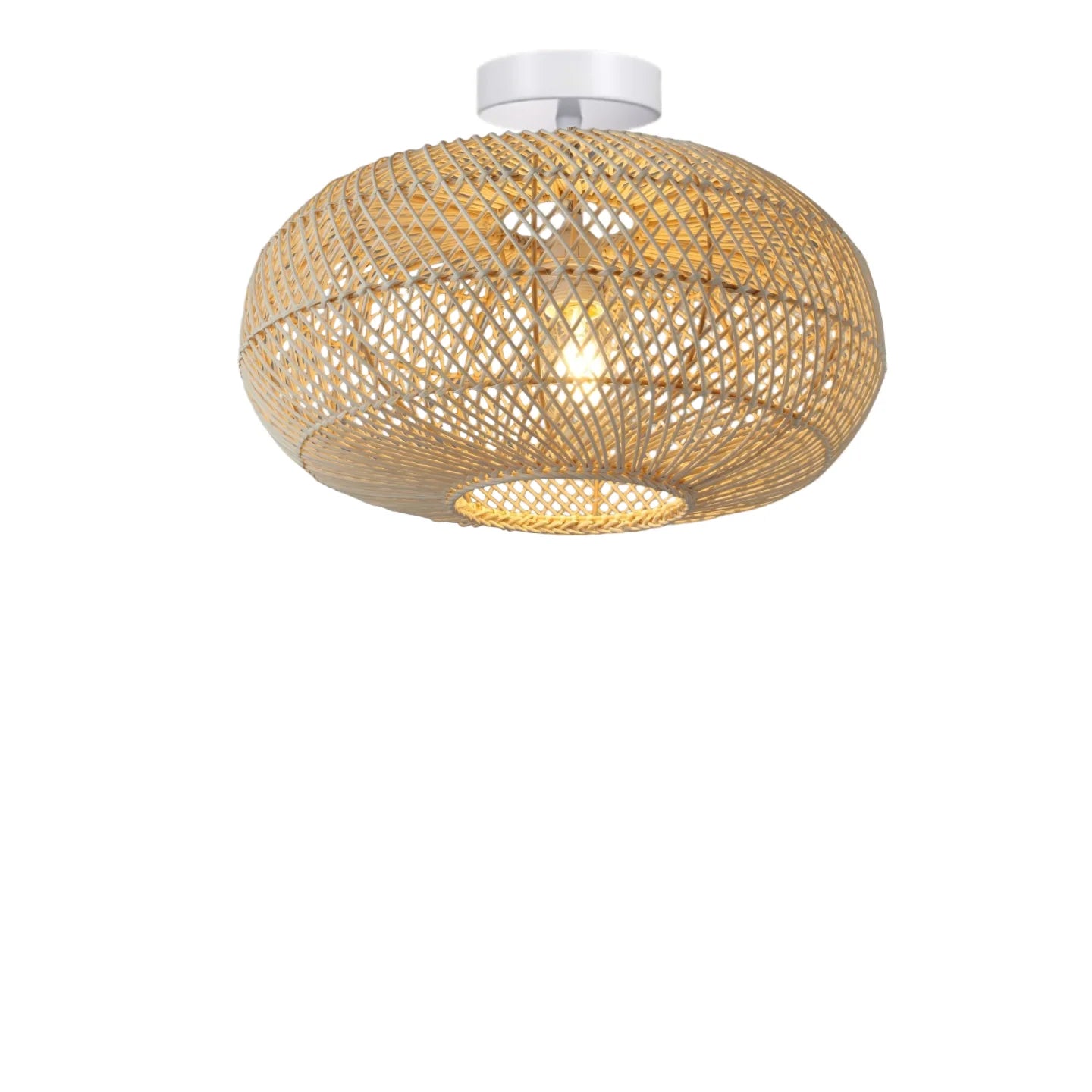 Bohemian Bamboo Rattan Pendant Light for Dining