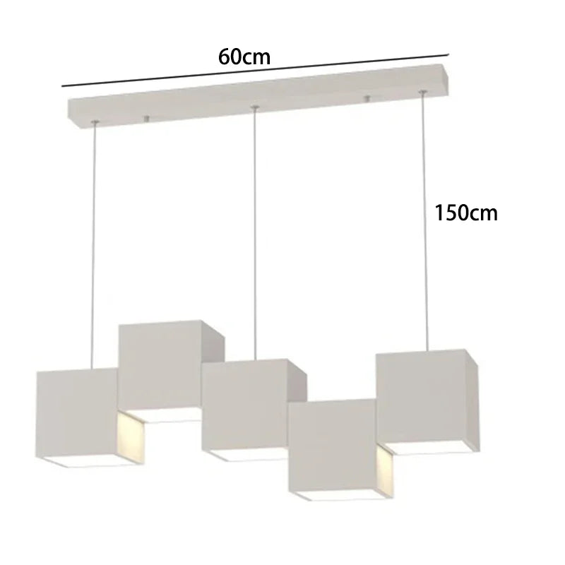 Lámpara Colgante Minimalista de Hierro para Comedor