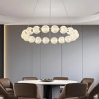 Modern Glass Globe Pendant Light for Dining Room