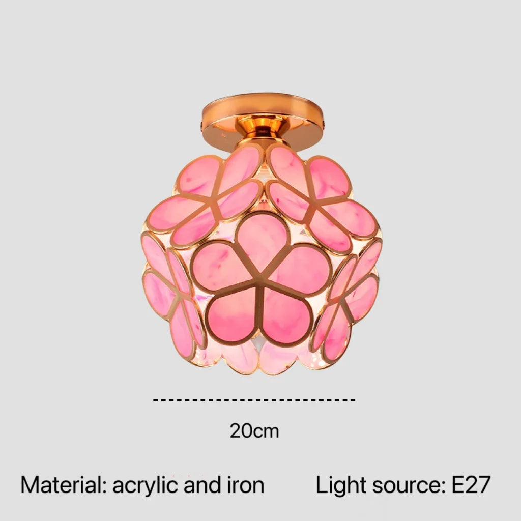 Nordic Acrylic Petal Pendant Light for Bedroom