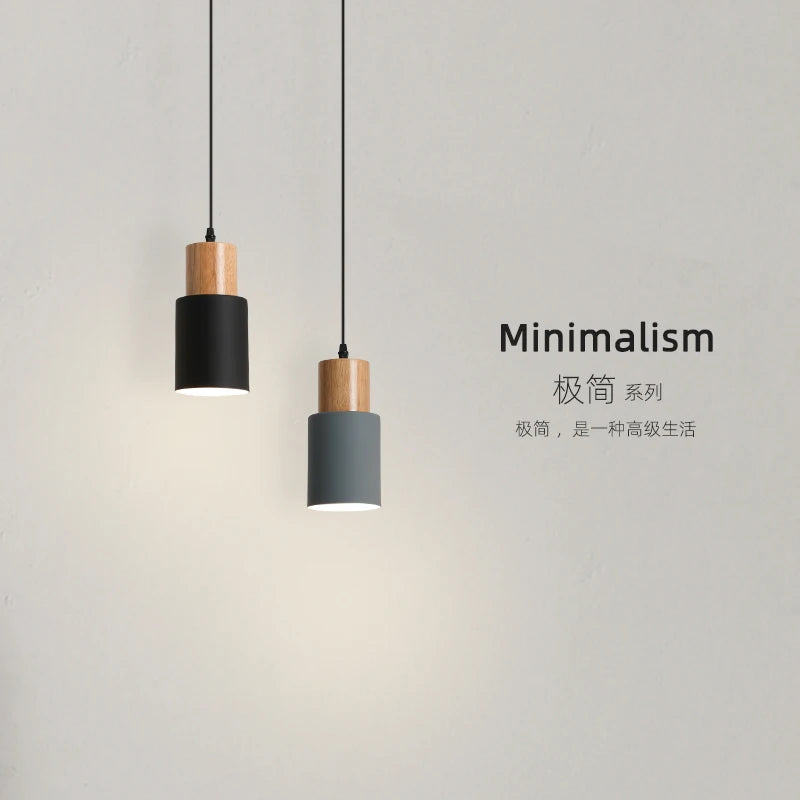Minimalist Chandelier Bedroom Bedside Lamp Modern Nordic Restaurant Ssingle Head Small Chandelier Bar Counter Small Chandelier