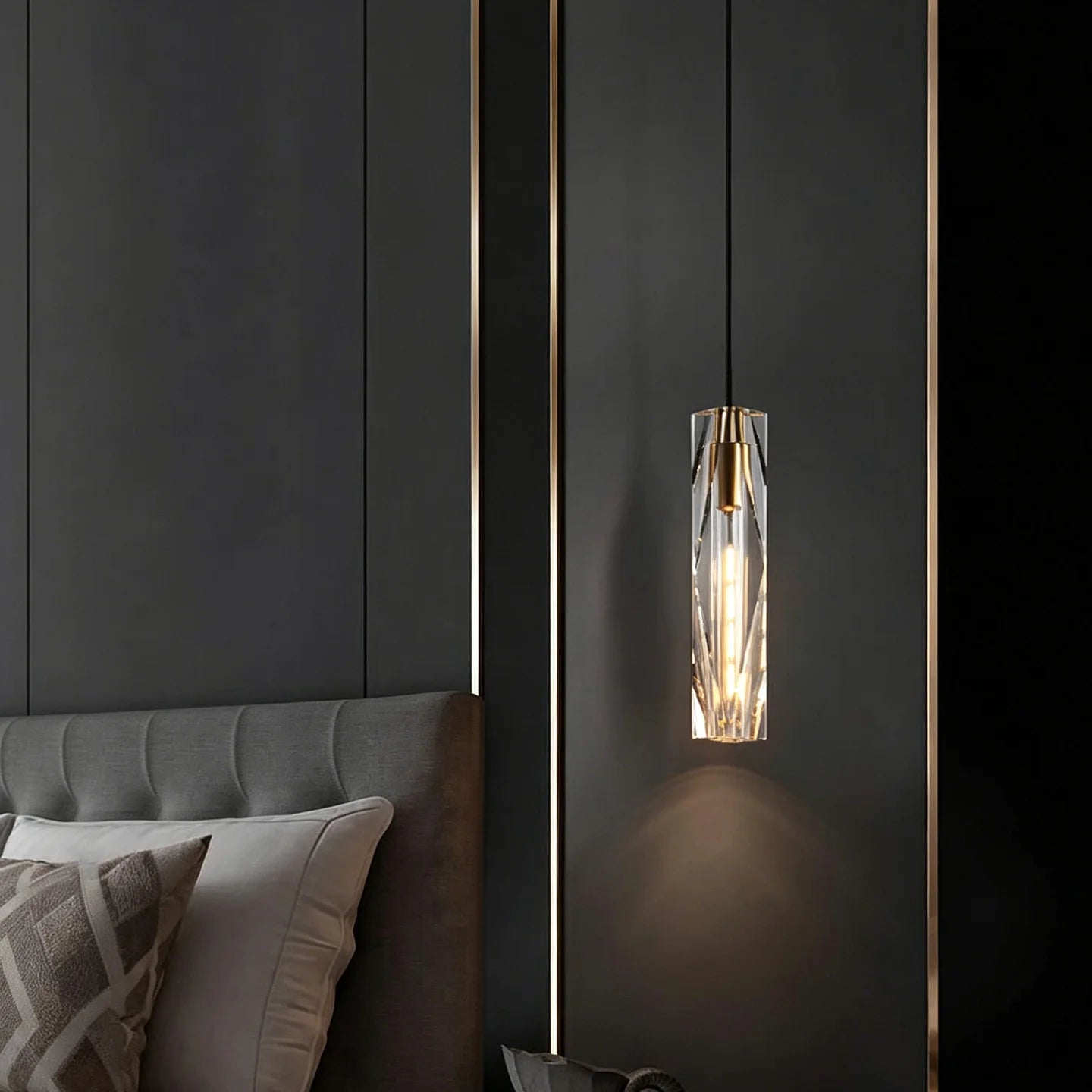 Luxury Crystal Glass Pendant Light for Dining Room