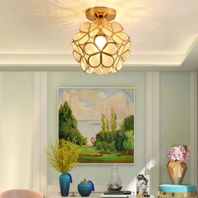 Nordic Acrylic Petal Pendant Light for Bedroom