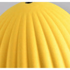 Danish Acoustic Felt Ribbed Dome Pendant Light for Office and Dining Room