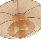 Vintage Rattan Pendant Lamp Handmade Suspension