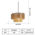 Bohemian Rattan Pendant Light for Dining Room