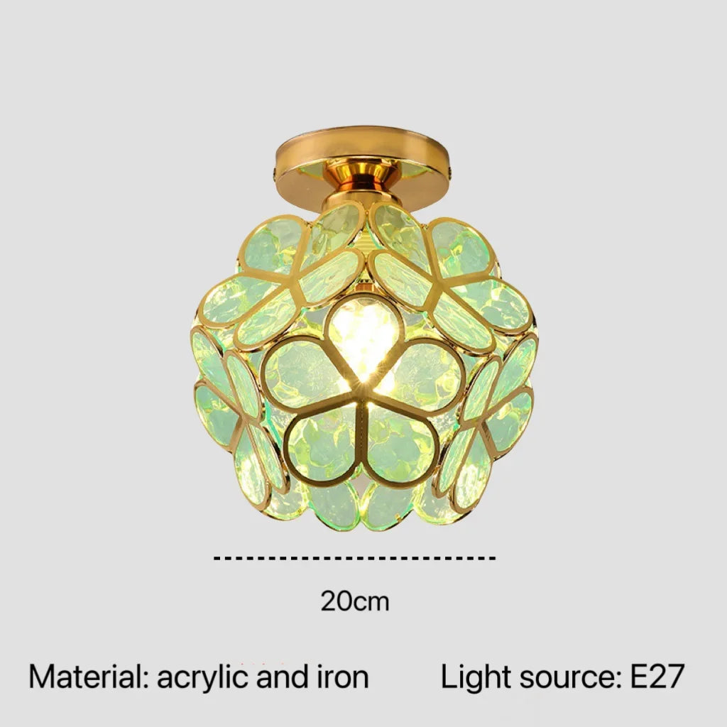 Nordic Acrylic Petal Pendant Light for Bedroom