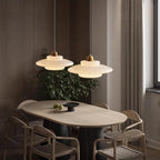 Lámpara colgante de cristal minimalista para comedor