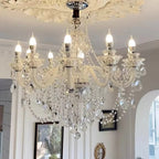 Crystal Chandelier Modern Minimalist Dining Room Lamp