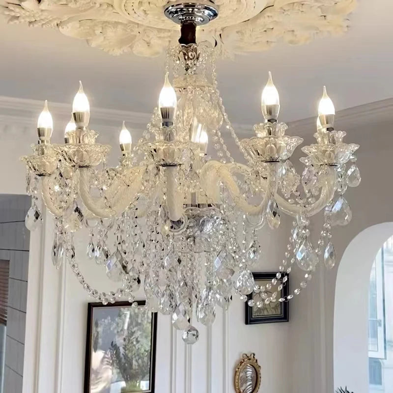 Crystal Chandelier Modern Minimalist Dining Room Lamp