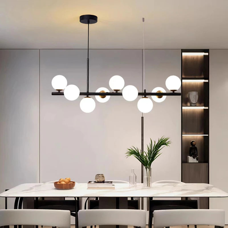 Nordic Glass Bubble Pendant Light for Dining Room