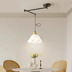 Nordic Iron Swing Arm Pendant Light for Dining Room