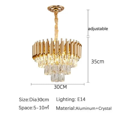 Iron Chandelier Modern Ceiling Light Pendant Lamp