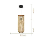 Wabi-sabi Rattan Hand-woven Pendant Light