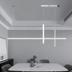 Lámpara colgante de hierro lineal minimalista para comedor