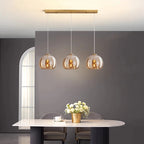 Modern Glass Pendant Light for Dining Room